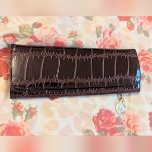 Brown Crocodile Embossed Wallet